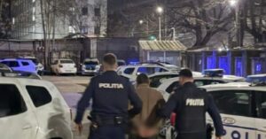 Polițiști rețin un bărbat după un scandal violent în Giurgiu