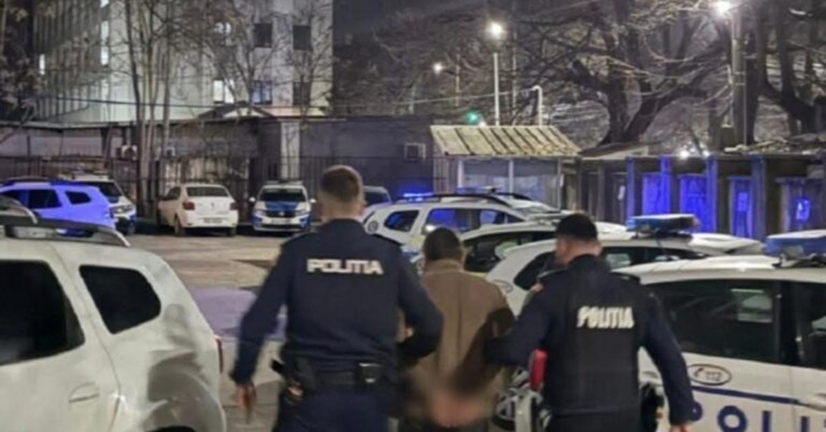 Polițiști rețin un bărbat după un scandal violent în Giurgiu