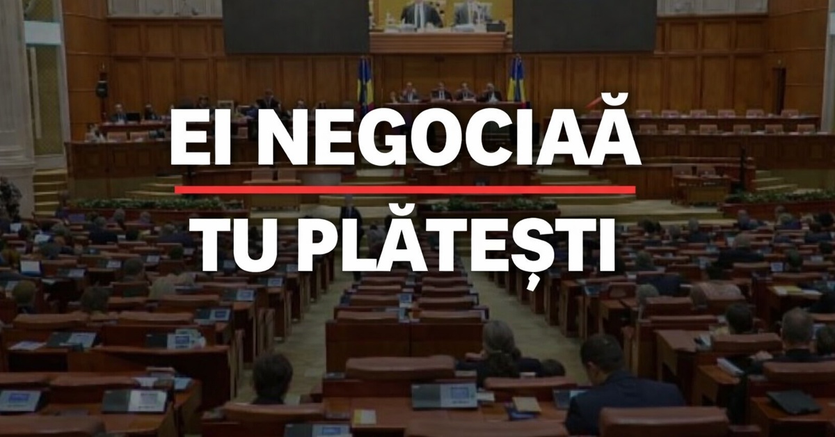 Criza politică din România ilustrată prin imagine din Parlament