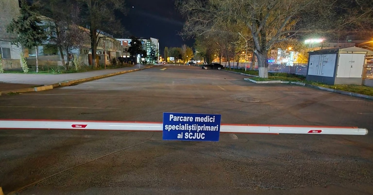 parcare rezervata medici spital craiova pacienti fara acces
