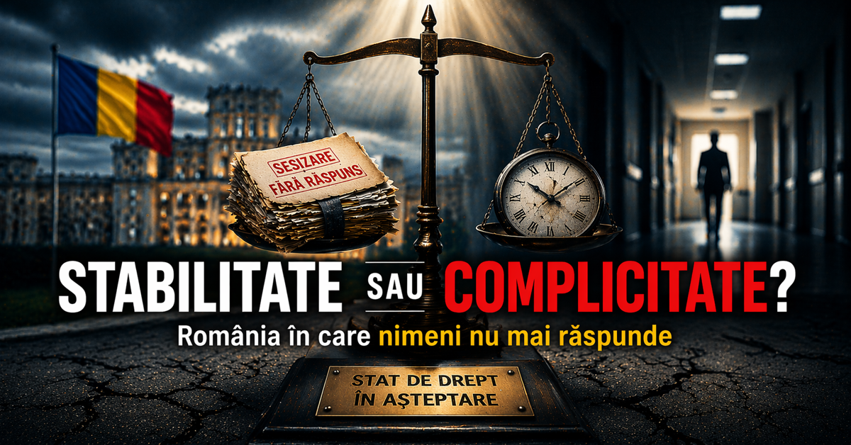 Stabilitate sau complicitate în România – imagine simbolică despre lipsa de răspundere în sistem